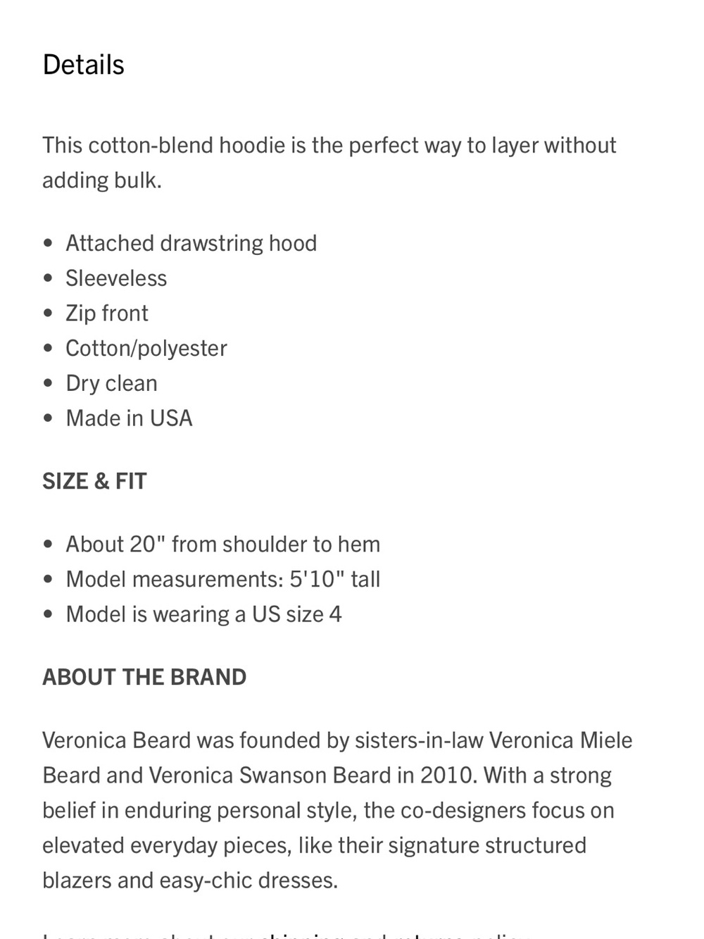 Veronica Beard Plus Sz Light Gray Hoodie Dickey - Picture 2 of 5